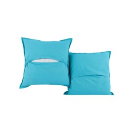 2 Yellow Embroidery Sequin Patchwork Indian Sari Throw Pillow Cases Cushion Covers by Krishna Mart India