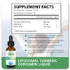 Turmeric Liquid Supplements - Turmeric Curcumin with Black Pepper Extract