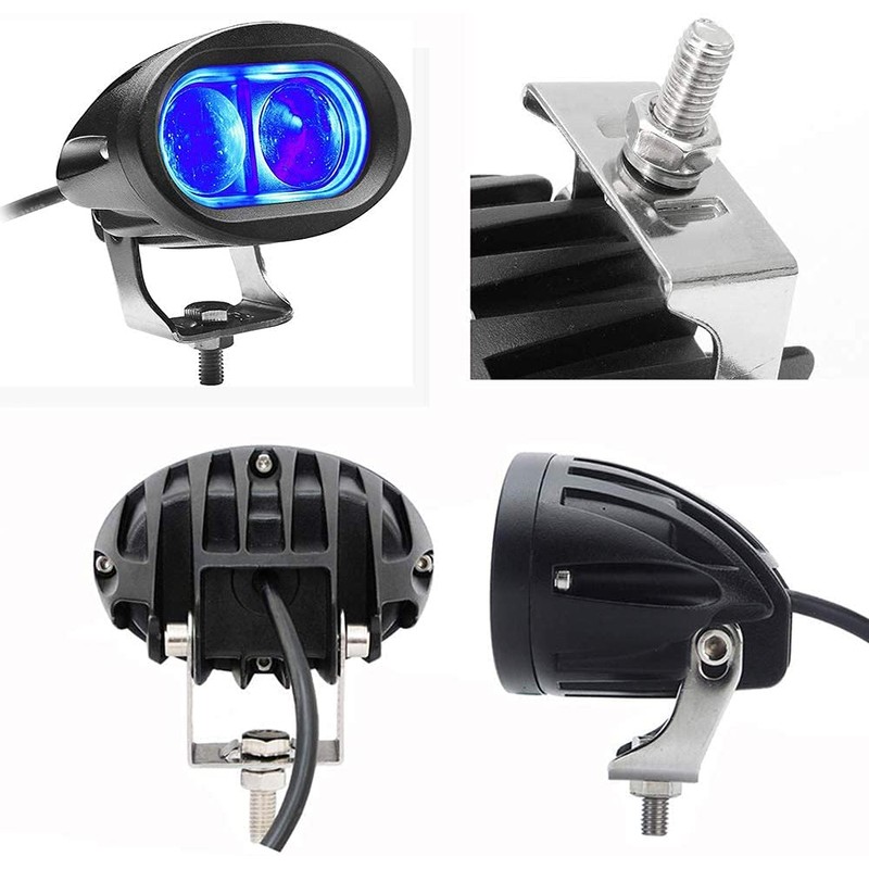 Dinfu 20 W LED Blue Forklift Light, 2 Pieces Warehouse