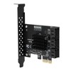 Expansion Card PCIE to 6Port SATA3.0 Hard Disk 6G ASM1166