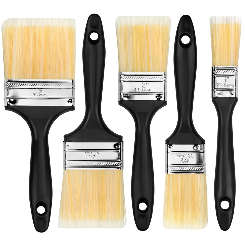 SteadMax Paint Brush Set (5 Pieces), Set of 5 Multi-Sized