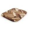 Madeira Acacia Herringbone Cutting Board, 12.5" x 14.5" by Architec