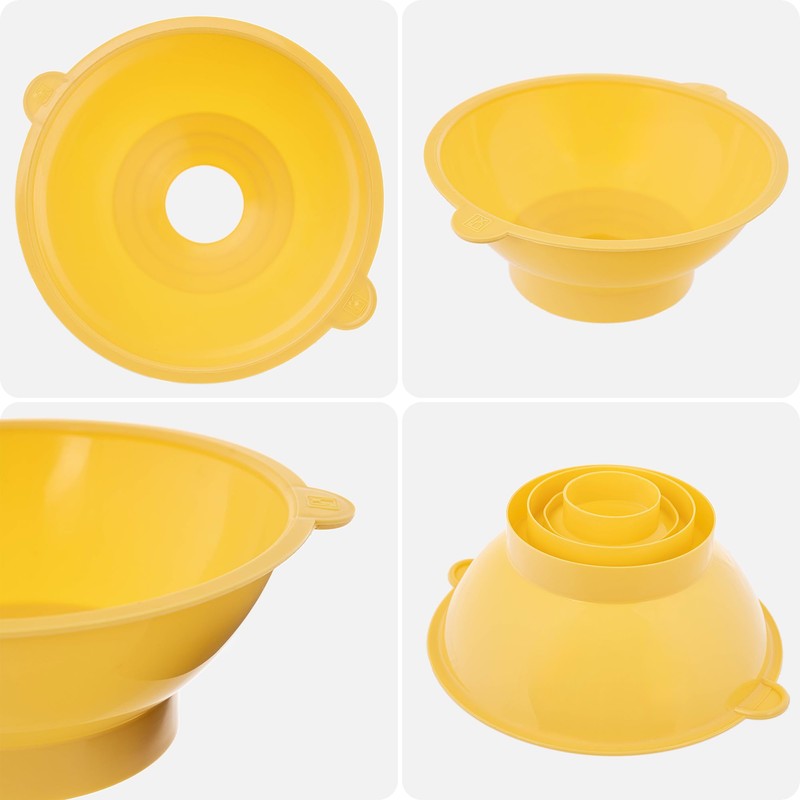 KADAX Plastic Jar Filler Funnel Funnel for Filling Mason Jars
