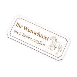 Engraved Horse Haflinger Door Sign 19 x 8 cm