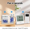 Indoor Outdoor Thermometer Hygrometer, Wireless Digital Temperature & Humidity Monitor