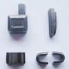 2 Sets Gun Metal #8 Metal Zipper Head Box Sliders