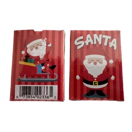 Hoyle Lot 2 Hoyle Mini Deck Holiday SANTA CLAUS Playing Cards Xmas Tiny Small Bicycle
