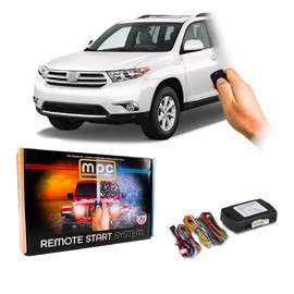 MPC Remote Starter Compatible with 2008-2013 Toyota Highlander |Gas| |Push to Start| Factory Key Fob Activated - Firmware Preloaded