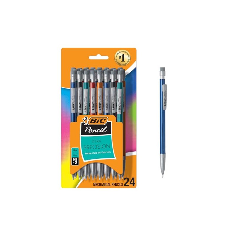 Bic Lápiz Xtra Sparkle, 0.5 mm, 24-Count