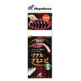 ハヤブサ(Hayabusa) SS022 実戦サビキ リアルアミエビ 6本鈎 9-2