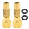 Zreneyfex 2 Pack Tire Air Chuck Screw on, Heavy Duty