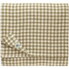 Linen & Cotton Gingham Tablecloth Estella - 100% Linen, White