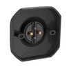 ledscom.de Elektra Ceiling Light Black Square Including E27 LED Lamp