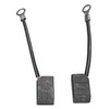 vhbw 2 x Carbon Brushes Motor Carbon Abrasive Carbon Compatible