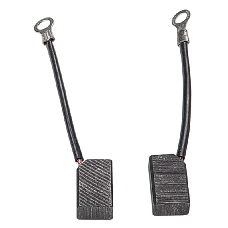 vhbw 2 x Carbon Brushes Motor Carbon Abrasive Carbon Compatible