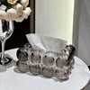 AIMALL Nordic Acrylic Tissue Box, Luxurious Transparent Design, 7.9" x