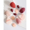 Esponja Maquillaje En Polvo 12 Pcs Beauty Blender Con Caja