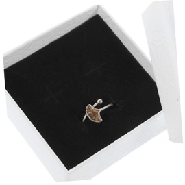 Beavorty 12 Pack Jewelry Boxes White Smooth Cardboard 7x7x3cm Small Jewelry Storage Cases Earring and Necklace Holders for Home or Shop