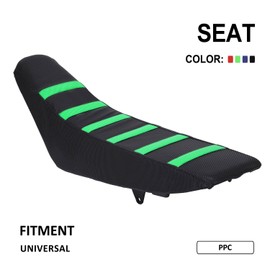 AnXin Universal Motorcycle Gripper Seat Cover Rubber Soft Skin Covers Fit for Most of Dirt Bike Such as SX CRF KXF RM YZ YZF KLX 125 250 150 200 250 350 450 Dirt Pit Bike Off Road Green