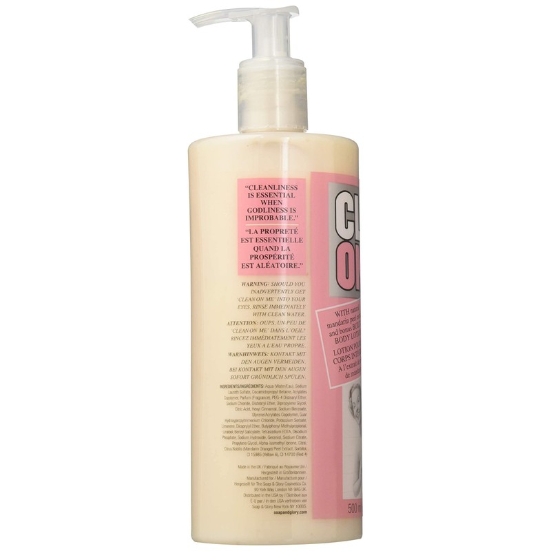 Soap & Glory Clean On Me Shower Gel and Body