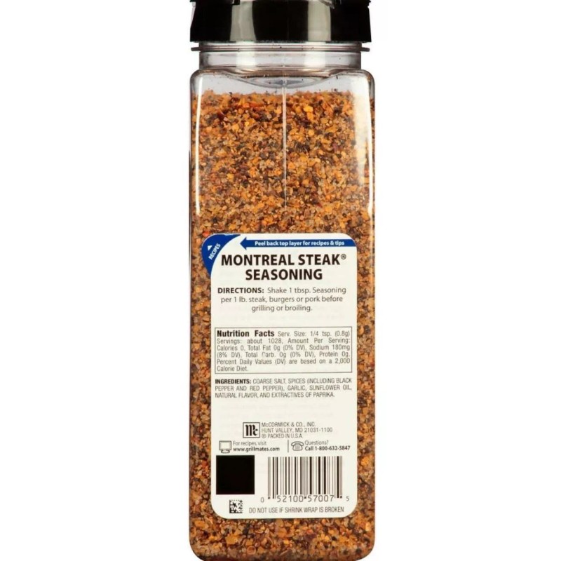 McCormick Montreal Steak Seasoning, 29 oz