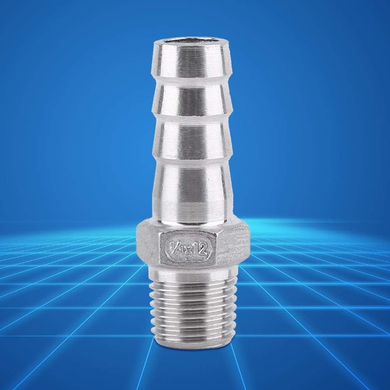 1 Piece Hose Connector Barbed Wire Threaded Adapter DFE Hose