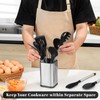 BEWOS Stainless Steel Utensil Holder, Kitchen Utensil Holder for Organizing