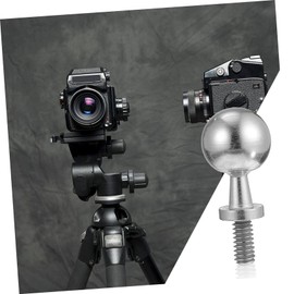 Baluue 2 Pcs Ball Head Screw Safety Keychain for Women Laptop Bags for Women Tripod Mount Screw Projector Tripod Ball Screw Tripod for Projector Clear Earbud Hooks Small Ball Camera Steel