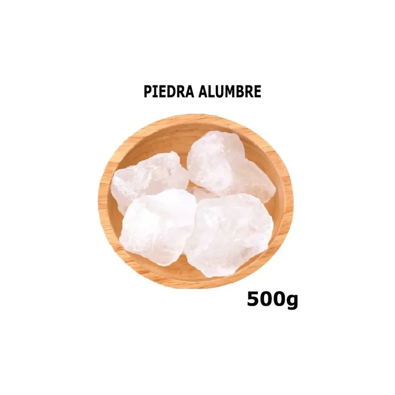 Piedra De Alumbre Natural Premium 500g