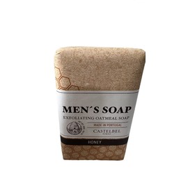 Castelbel Exfoliating Oatmeal Mens Luxury Soap Bar 10.5 Oz