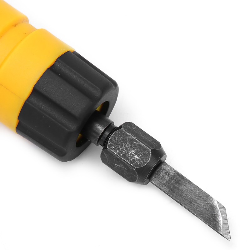Electric Wood Chisel Carving Tool Kit with 5 Carving Tips
