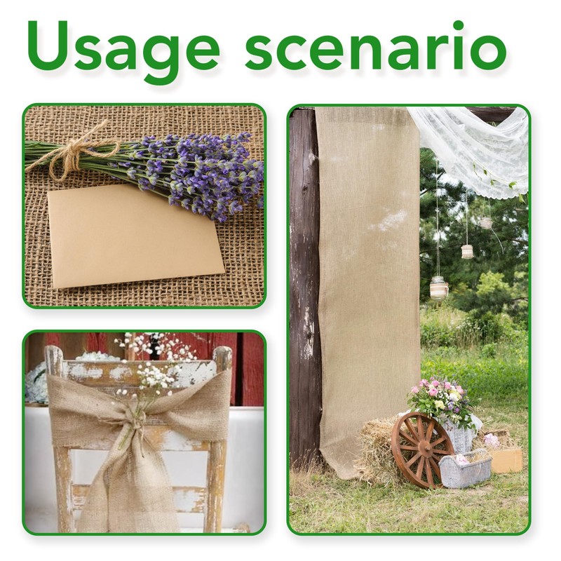 UCandy 40" x24Ft Natural Burlap Plant Covers, Tree Wrap Freeze