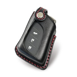 [Leather Chaya] Lexus Smart Key Case, Genuine Leather Cover, LS GS IS NX RC HS RX CT LX lexus-b, Black