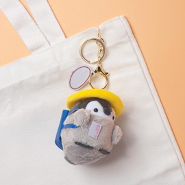 LJCTULY Cute Plush Keychain - Kawaii Keychain for Backpack - Penguin Plush Bag Charms for Handbags, Purse, Car Keys