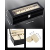 Uten Watch Box, 6 Slots Watch Case, Watch Box Organizer