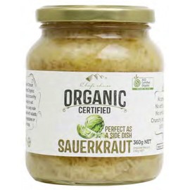 Chef's Choice Certified Organic Sauerkraut 360g
