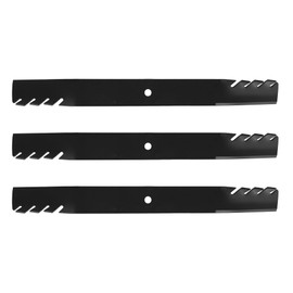 MOTIVITY 3 Pack Toothed Mower Blade Compatible with Exmark, Ferris, Gravely, Scag Toro Models 72" Decks 105-7711-03, 48112, 48113, 08898800, 08983800