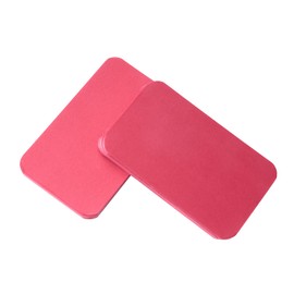 Sowaka 50 Pcs Mini Cards Kraft Paper Cardboard Small Cards Message Paper Tags Blank Flash Business Cards for Festival Thank You Thanksgiving Index Notes DIY Craft Project Scrapbooking Vocabulary (Red)