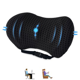 Aipwerer Lumbar Cushion Back, Lumbar Support Cushion, Office Chair/Car Seat