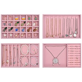 [4 Unidades] ProCase Bandejas Organizadoras para Joyería