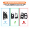 FT FUNTOR Golden Edge Black and White Key Holder, 12