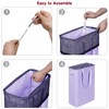 efluky Slim Laundry Basket, Narrow Laundry Hamper with Handles, Collapsible