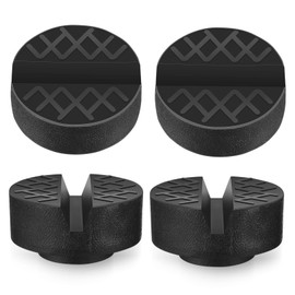 Parliky 4pcs Jack Rubber Support Block Car Jack Pad Vehicle Rubber Pad Easy to Use Rv for Maintenance