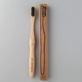 Bamboo Toothbrush Beauty toothbrush for teeth cleaning toothbrush solid wood bamboo toothbrush - Color: Natural
