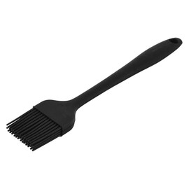 uxcell Silicone Heat Resistant Camping Barbecue Grilling Basting Pastry Brush Black