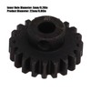 20T 22mm Diameter RC Motor Gear Steel Rust Protection Black
