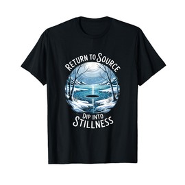 Cold Plunge Swimmers Wild Ice Water Therapy Natural Lake T-Shirt