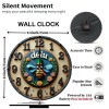 25x25cm Custom Wood Clock that Appeals to Customers Seeking Unique,