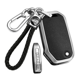 ontto Key Cover with Keychain Fit for Kia Car Accessories Flip Key Fob Case for Seltos Forte Sportage Seltos K5 Soul Sorento Cerato Telluride NIRO 2019-2025,Scratch Rresistant Key Skin,Black