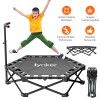 lynker 40" Silent Foldable Mini Trampoline - Low Impact Cardio